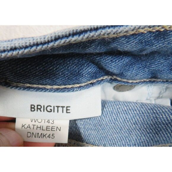 Paige Brigitte Women's Jeans Sz 29 Casual Preppy Straight Leg Medium Wash Demin - Picture 8 of 9